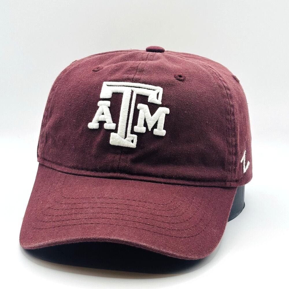 Adult TEXAS A&M University CAP Maroon - OSFM - Adjustable NCAA Zephyr College